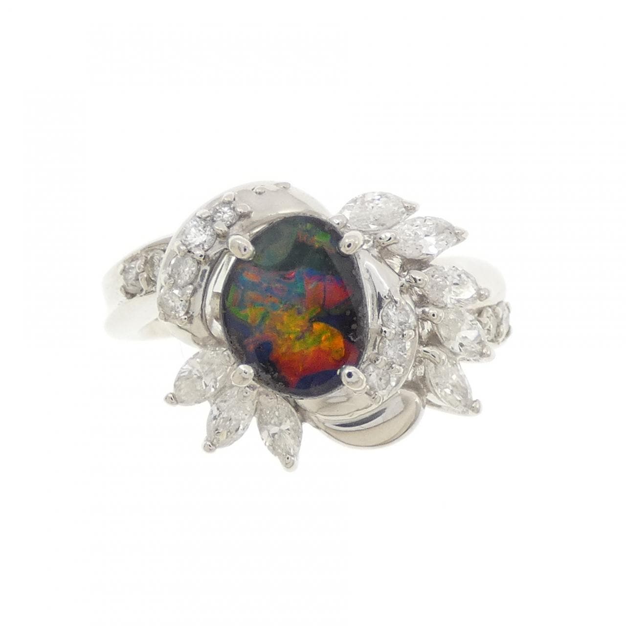 PT900 ボルダーオパール リング 0.98CT