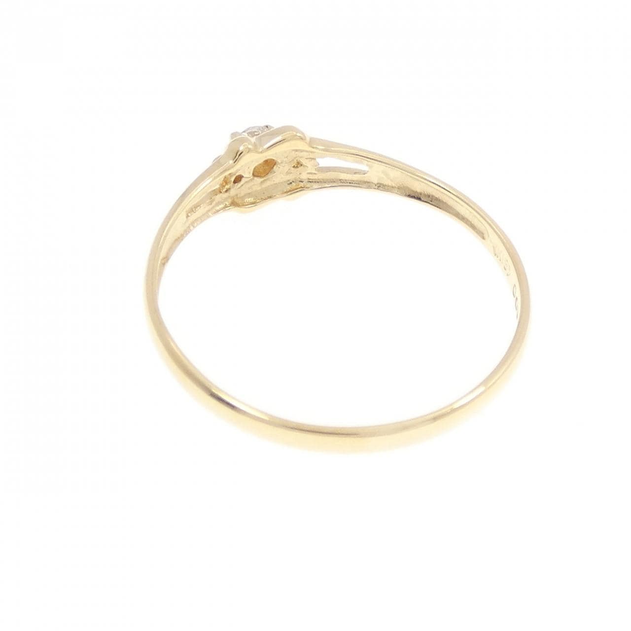 K18YG ダイヤモンド リング 0.06CT
