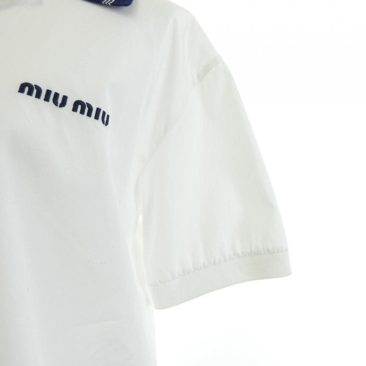 ミュウミュウ MIU MIU ポプリンシャツ MK1857 SOOO 10RG S／Sシャツ