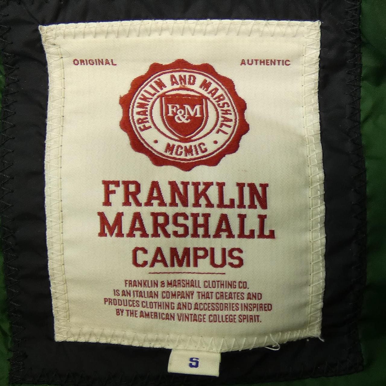 法兰绒FRANKLIN MARSHALL羽绒服