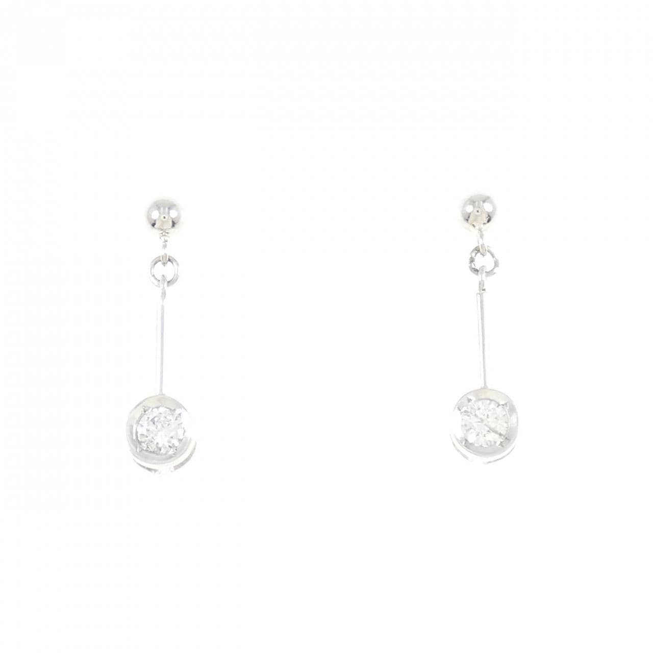 PT ダイヤモンド ピアス 0.20CT