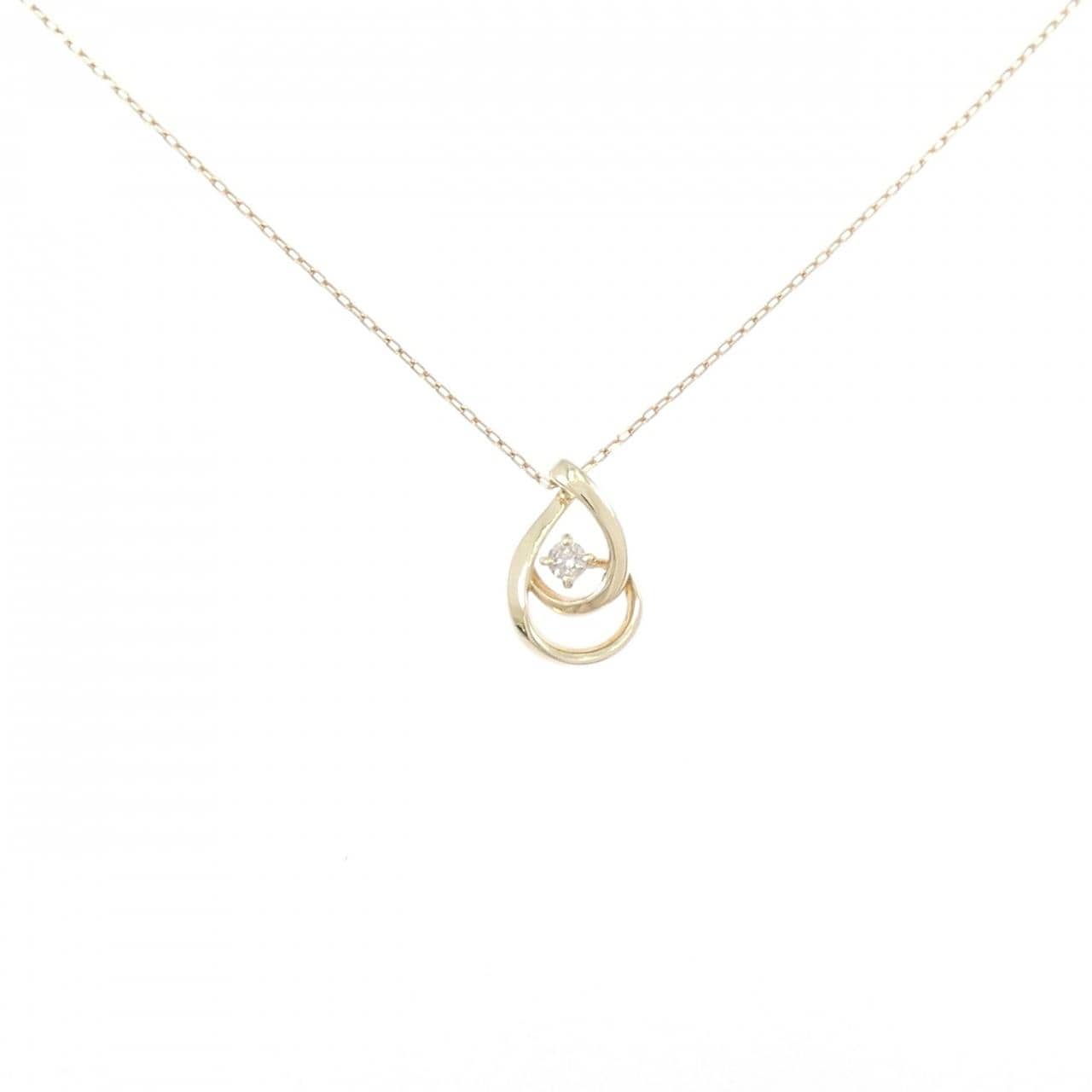 K10YG ダイヤモンド ネックレス