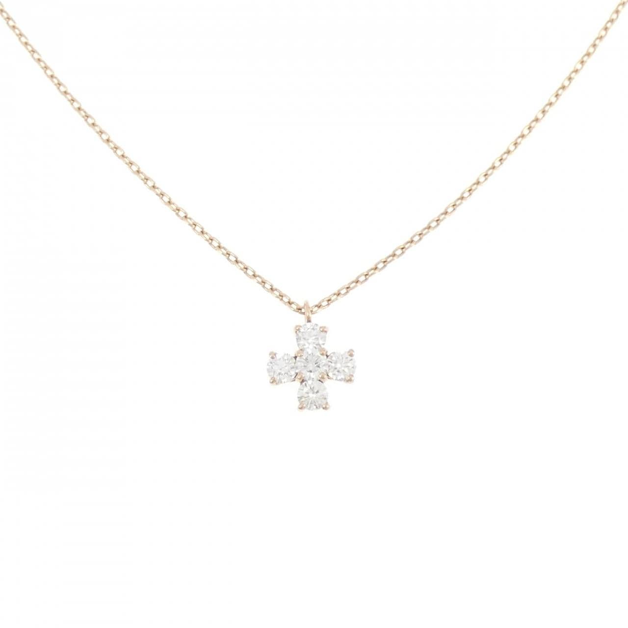 K18PG ダイヤモンド ネックレス 0.30CT