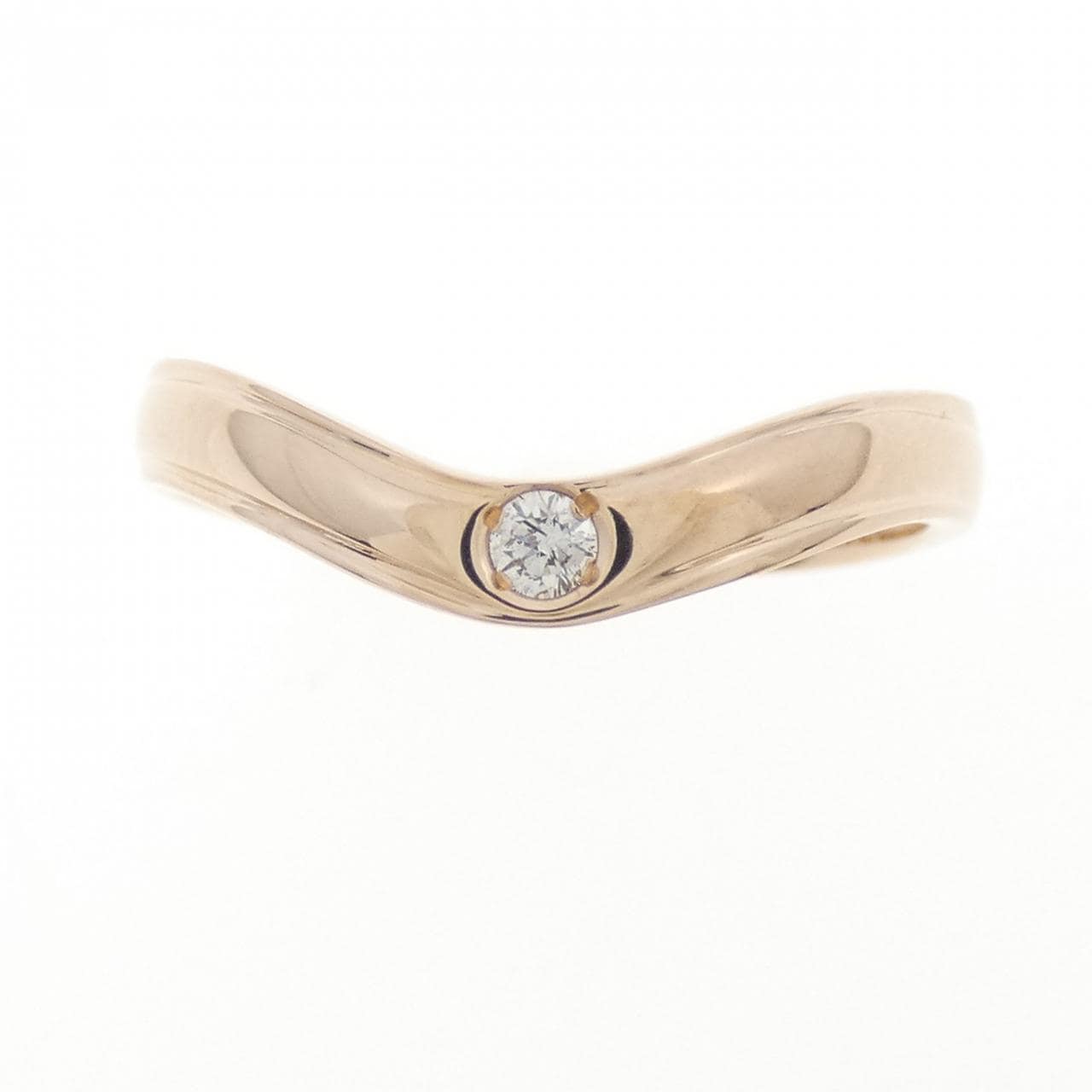 K18PG ダイヤモンド リング 0.03CT