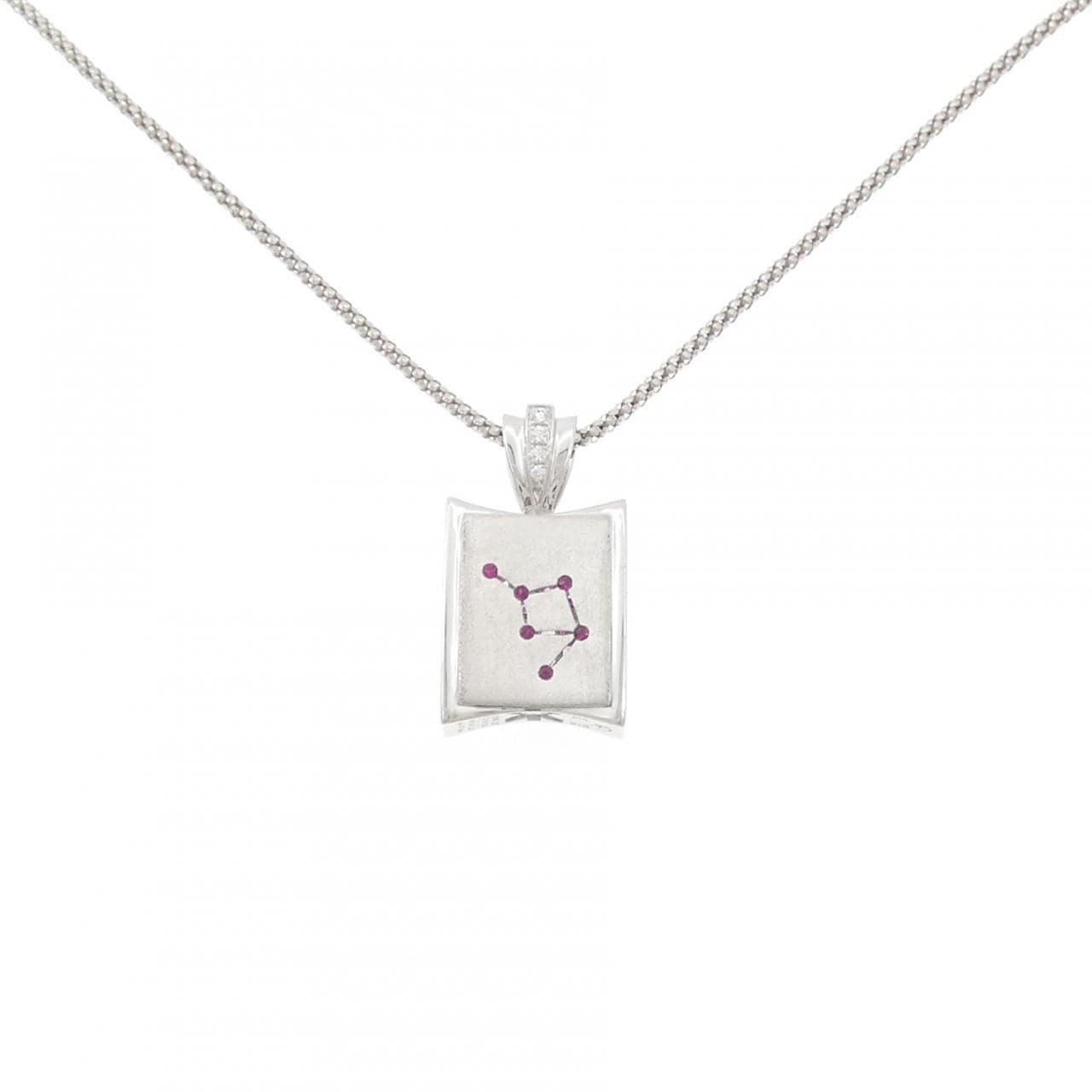 ユキザキ カラーストーン ネックレス