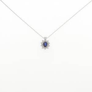PT900/PT850 サファイヤ ネックレス 0.50CT