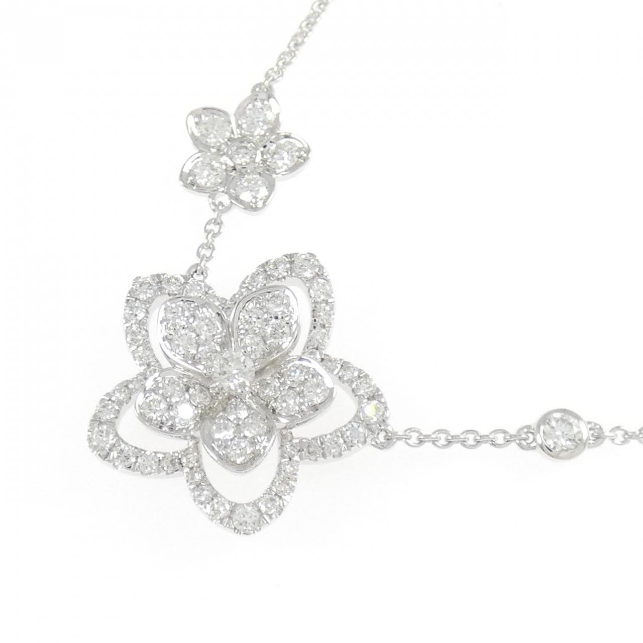 Graff Wildflowers Double Diamond Necklace