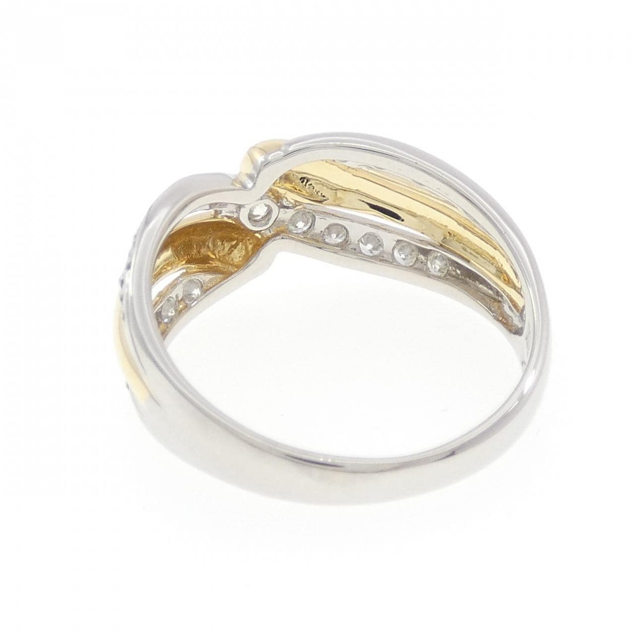 PT900/K18YG ダイヤモンド リング 0.51CT