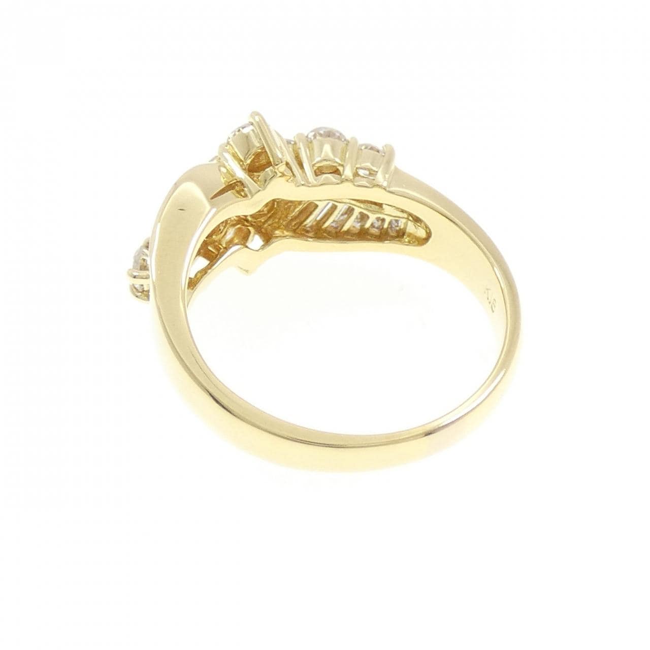 K18YG ダイヤモンド リング 1.03CT