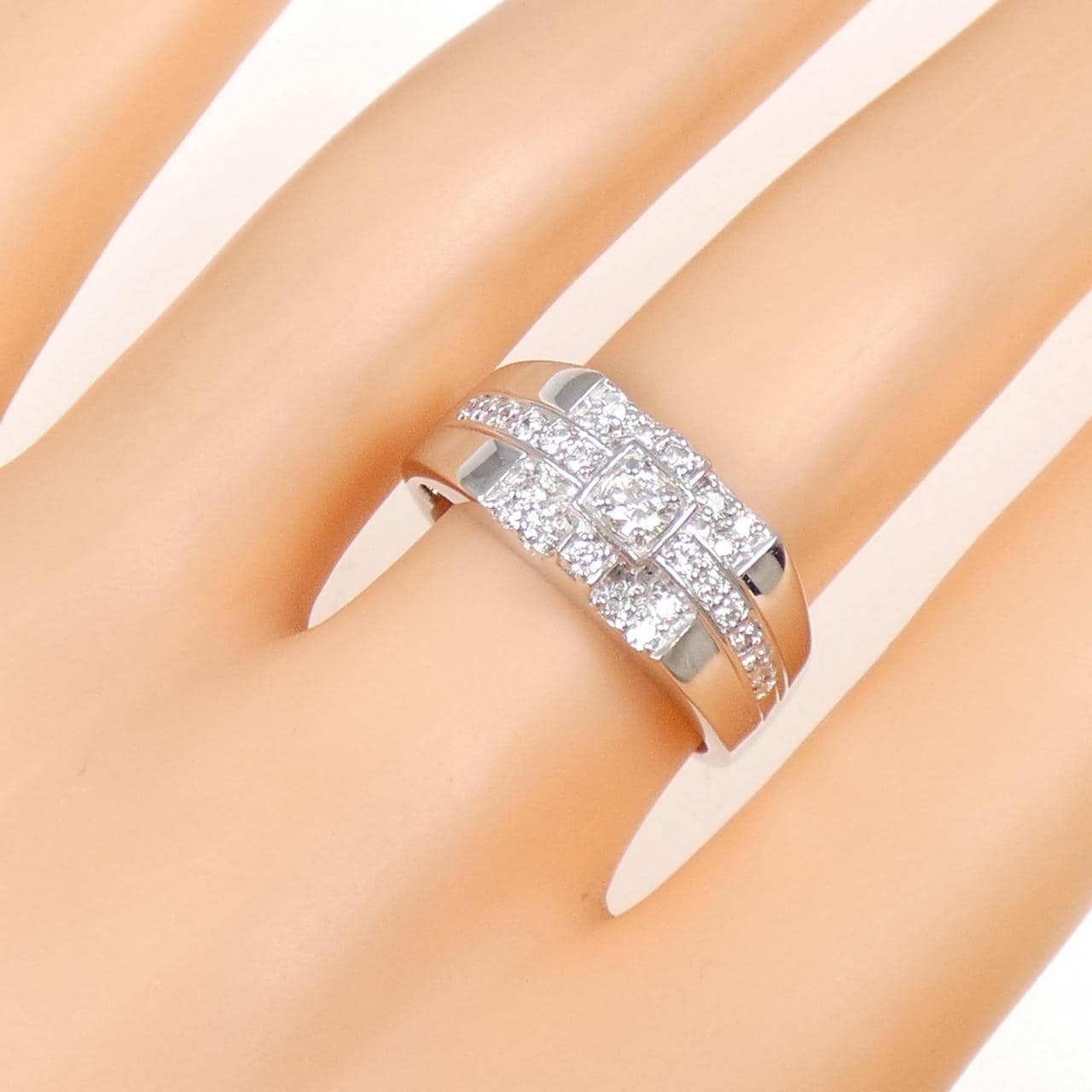 PT900 ダイヤモンド リング 0.48CT