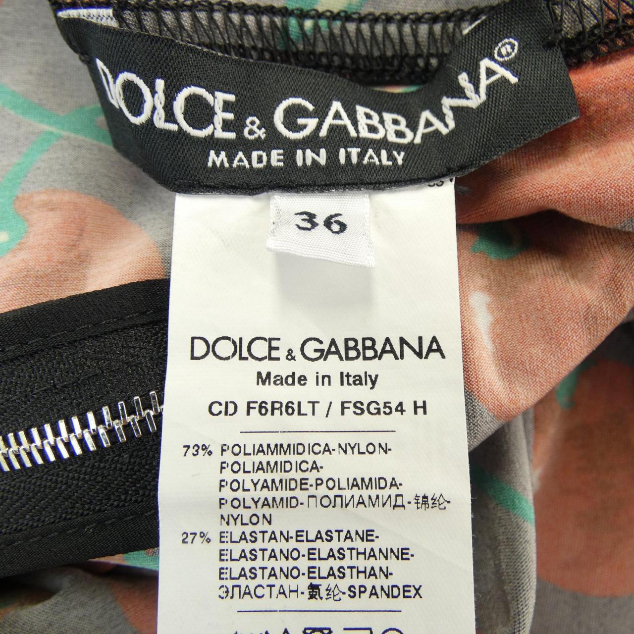 ドルチェアンドガッバーナ DOLCE&GABBANA F6R6LT　FSG54 ワンピース