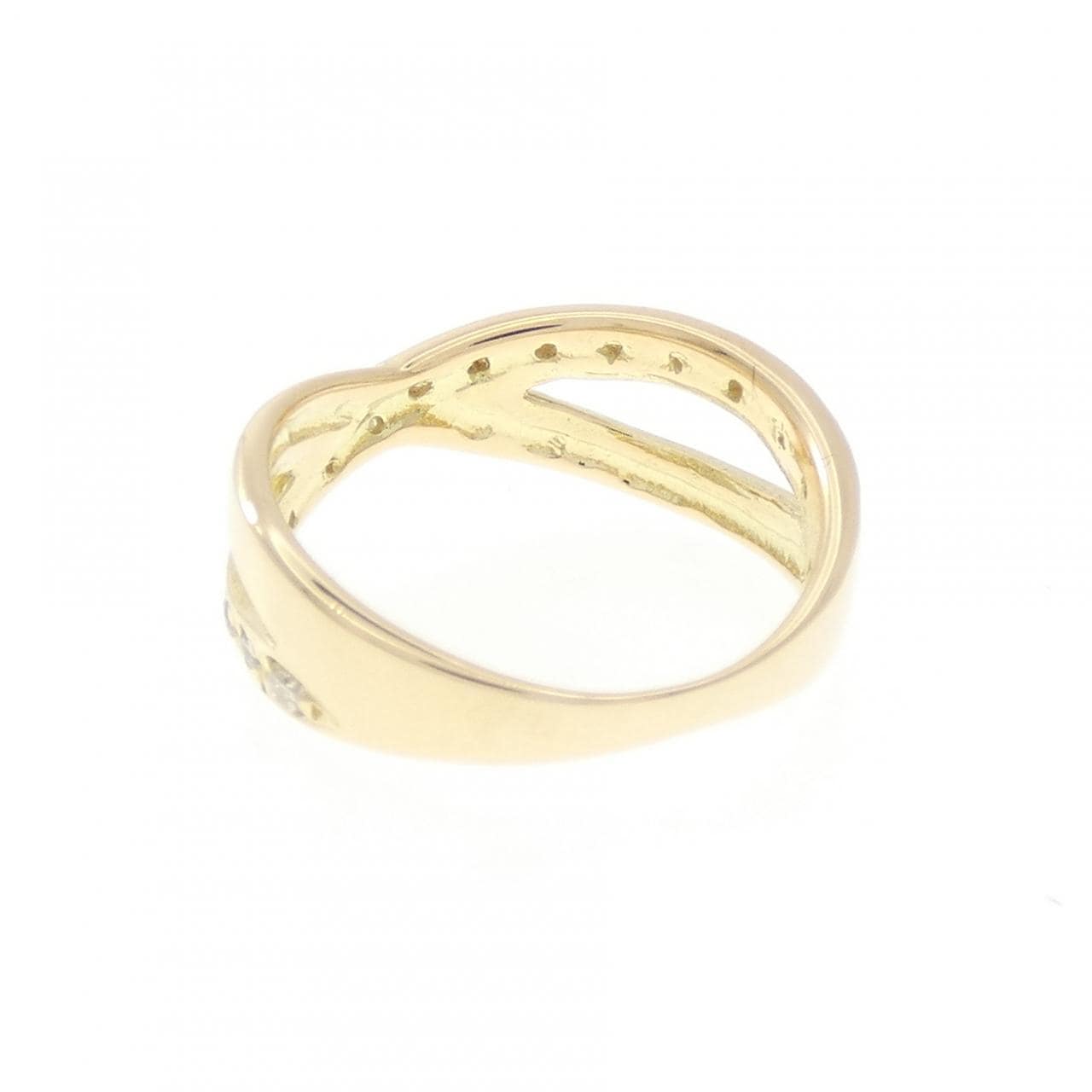 K18YG ダイヤモンド リング 0.19CT