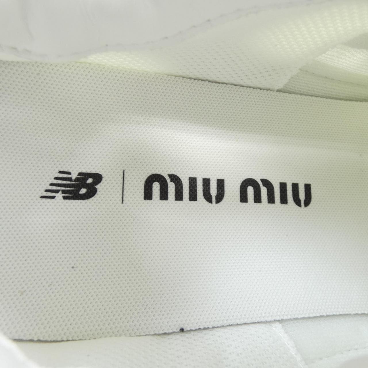 ミュウミュウ MIU MIU NEW BALANCE スエード×メッシュスニーカー 5E165E スニーカー