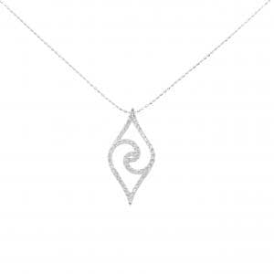 18KWG/K18WG ダイヤモンド ネックレス 0.22CT