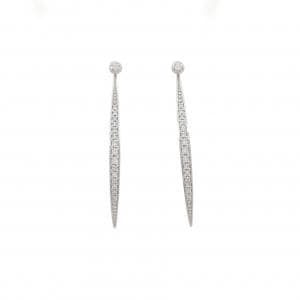 PT950/PT900 2WAY ダイヤモンド ピアス 0.20CT
