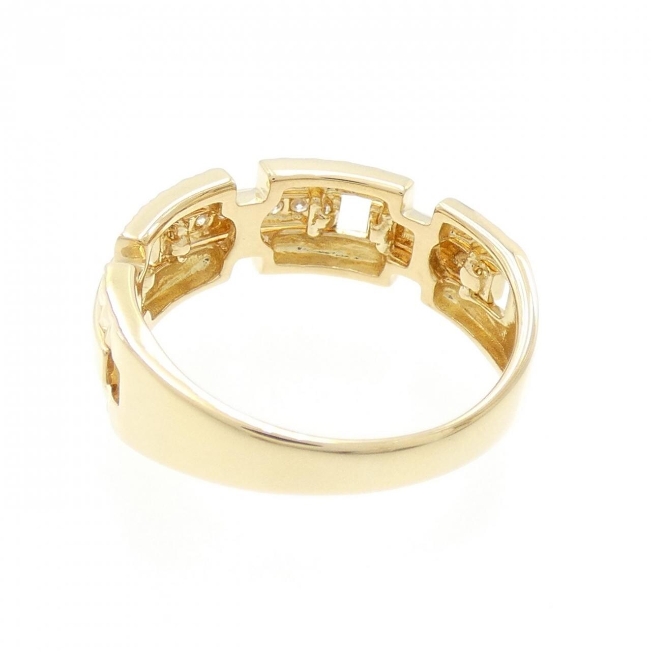 K18YG Diamond ring