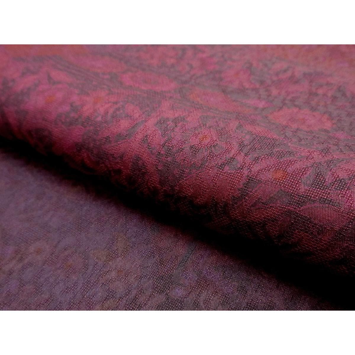 【新品】単衣　紋紗織訪問着　友禅加工ボカシ染