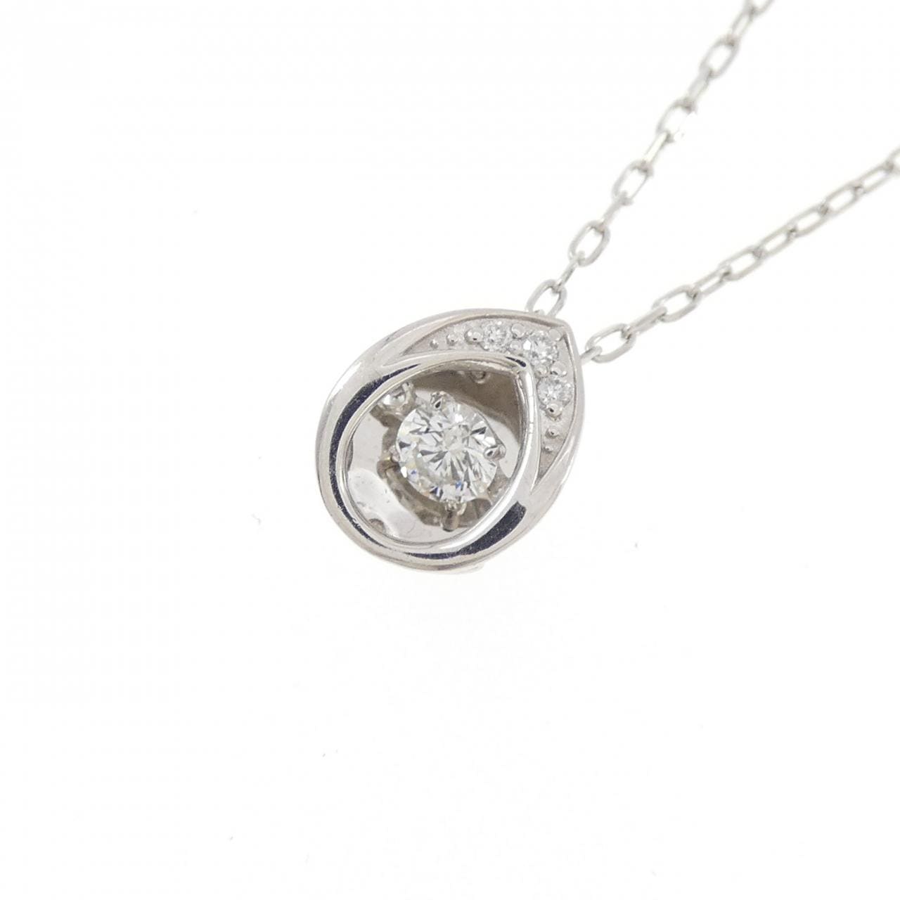 PT900/PT850 ダイヤモンド ネックレス 0.123CT