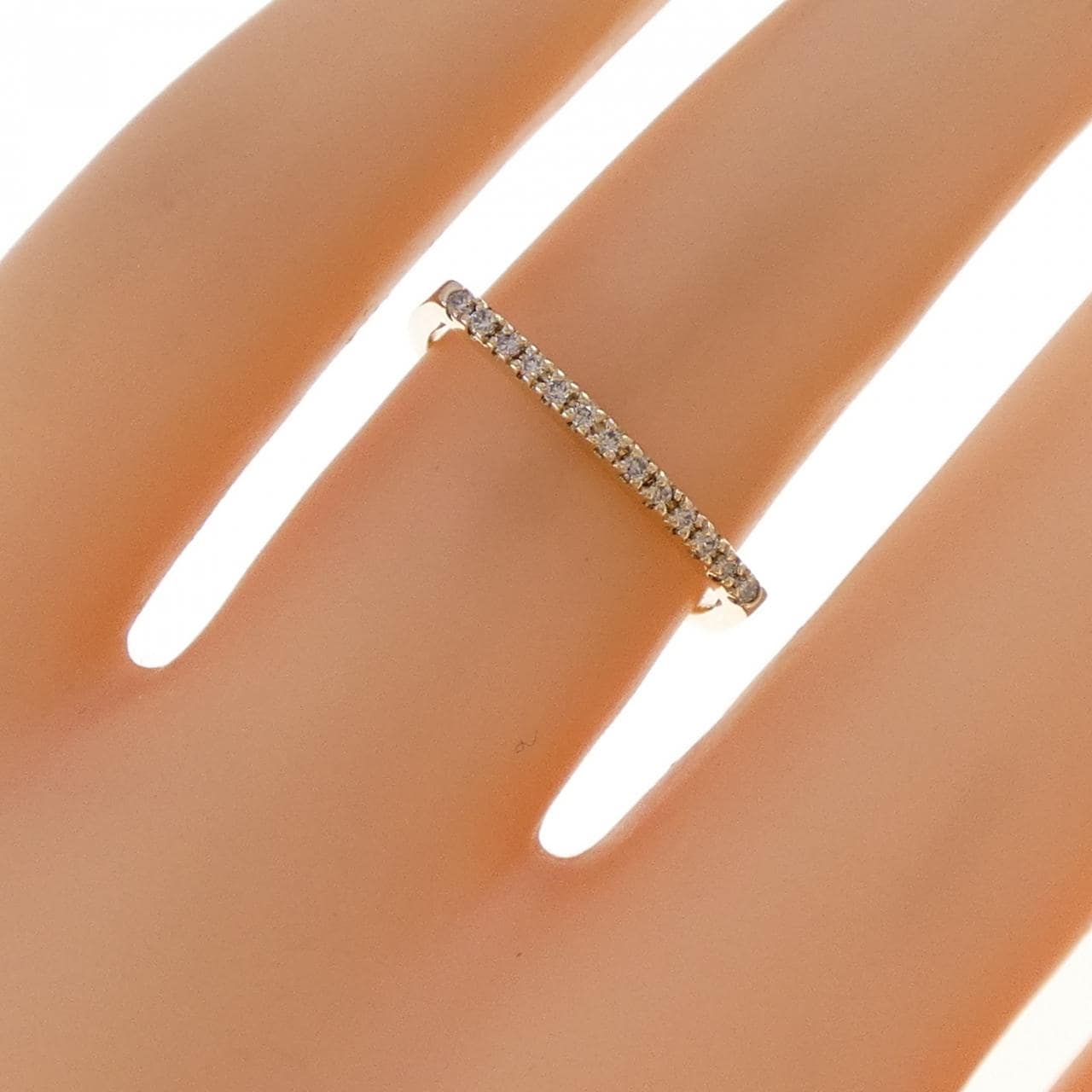 ヒロタカ Uシェープ リング 0.06CT