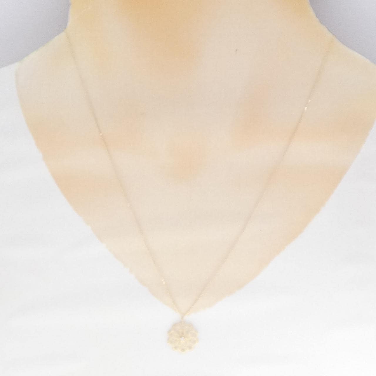 K10YG ダイヤモンド ネックレス 0.02CT