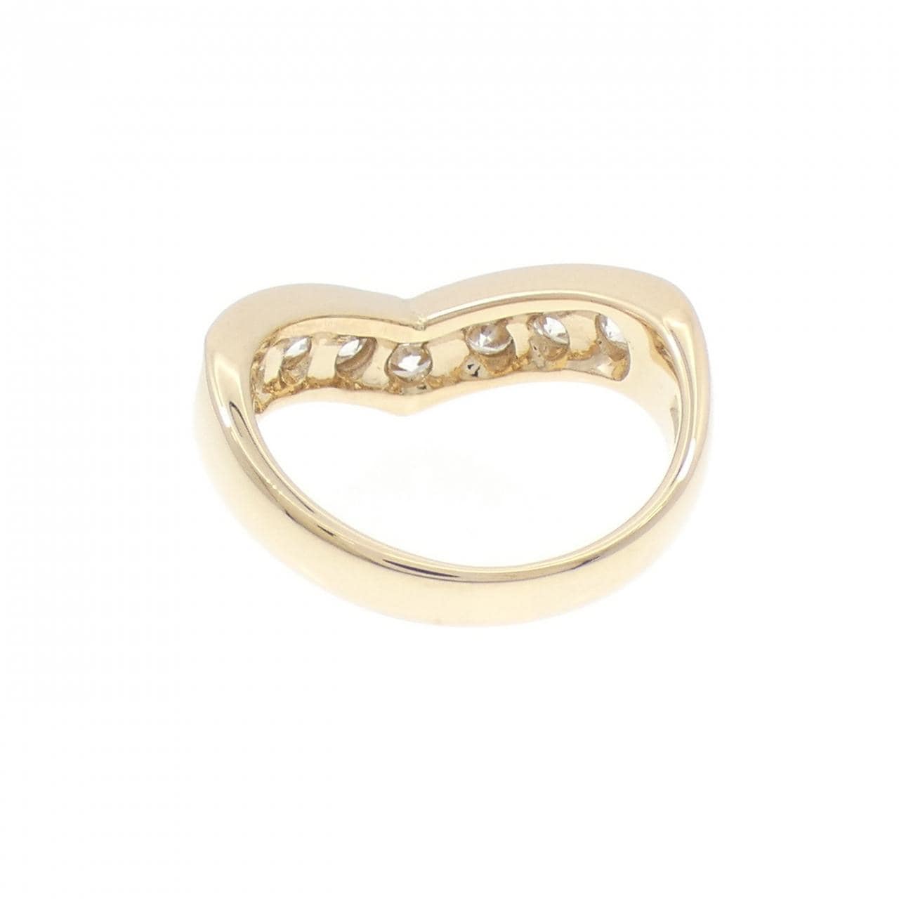 K18YG ダイヤモンド リング 1.54CT