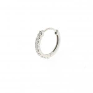 PT900 ダイヤモンド ピアス 0.15CT 片耳