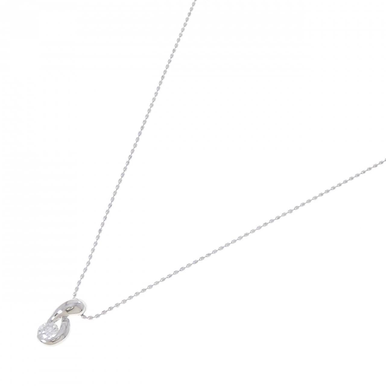 PT900/PT850 ダイヤモンド ネックレス 0.182CT