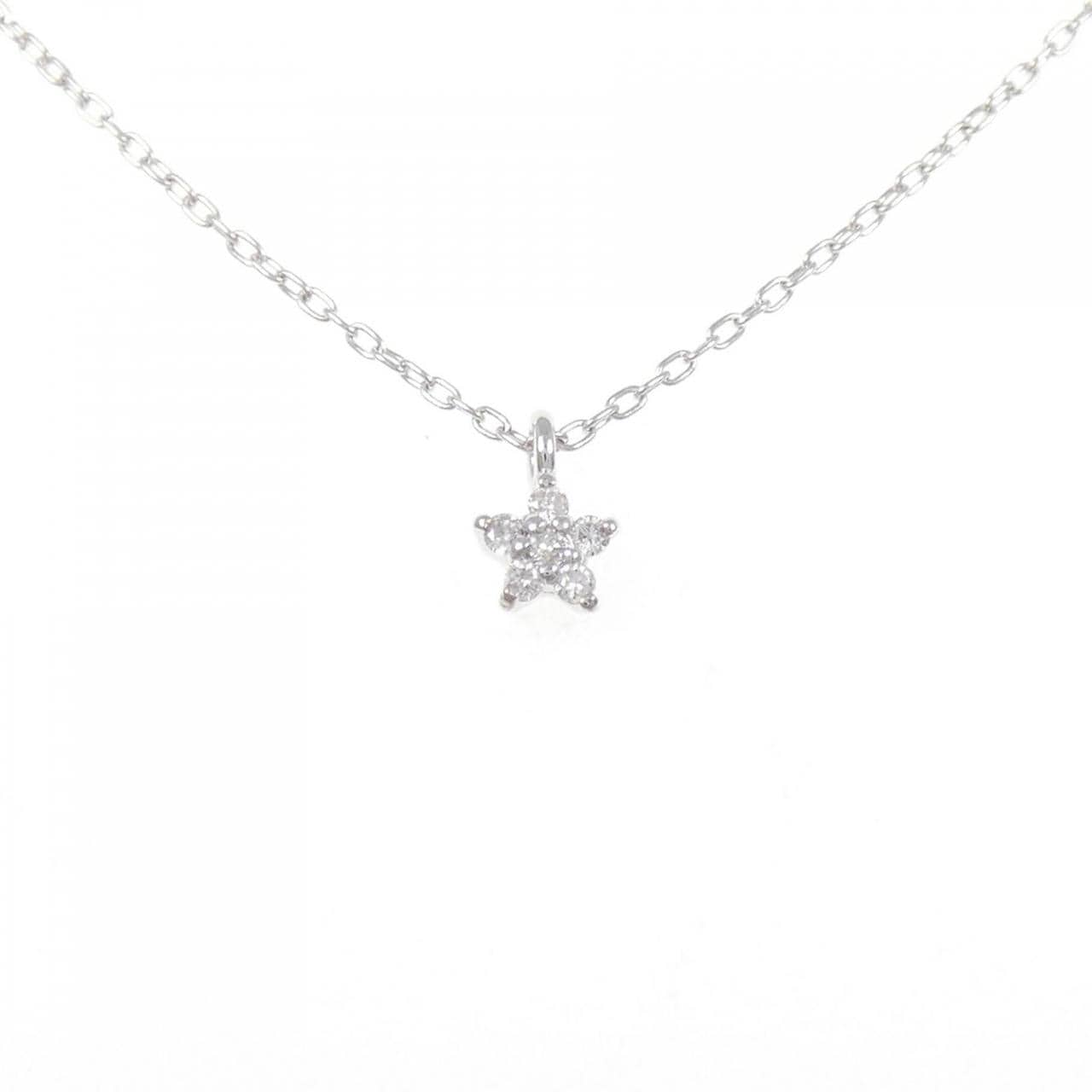 サマンサティアラ スター ダイヤモンド ネックレス 0.06CT