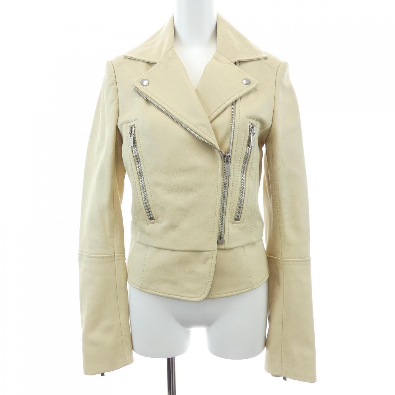 バレンシアガ BALENCIAGA レザーライダースジャケット