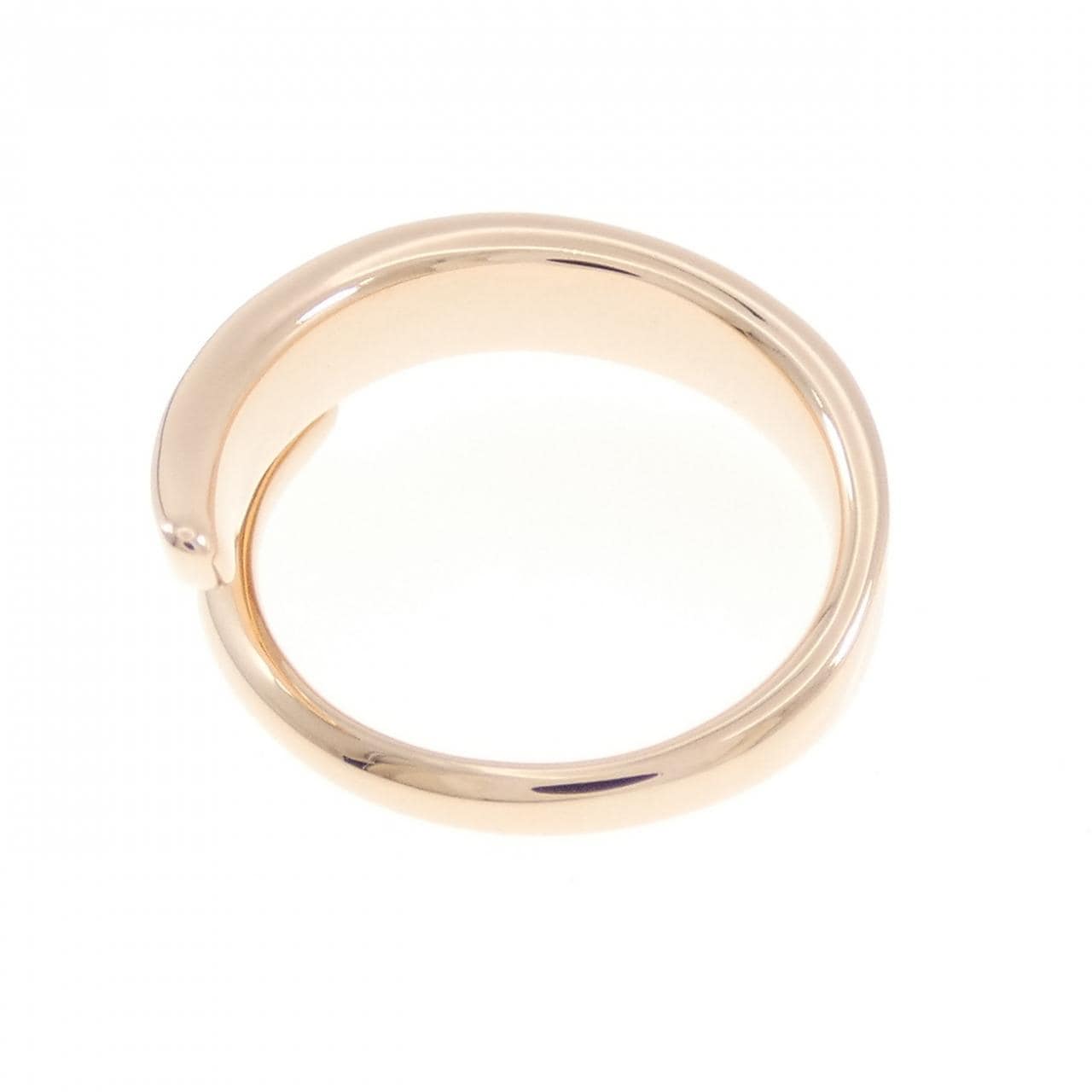 K18PG ダイヤモンド ピンキーリング 0.744CT