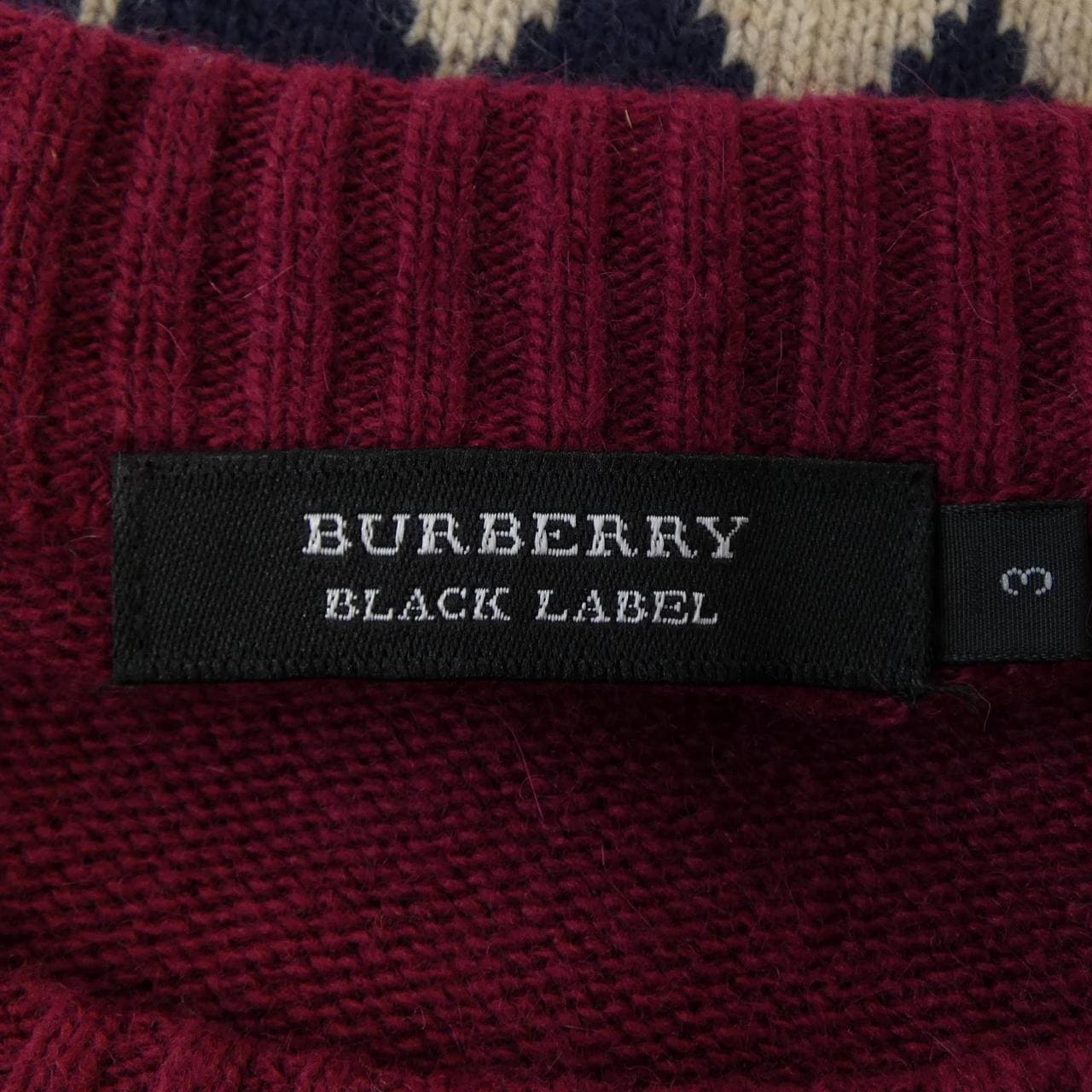 バーバリーブラックレーベル BURBERRY BLACK LABEL ニット