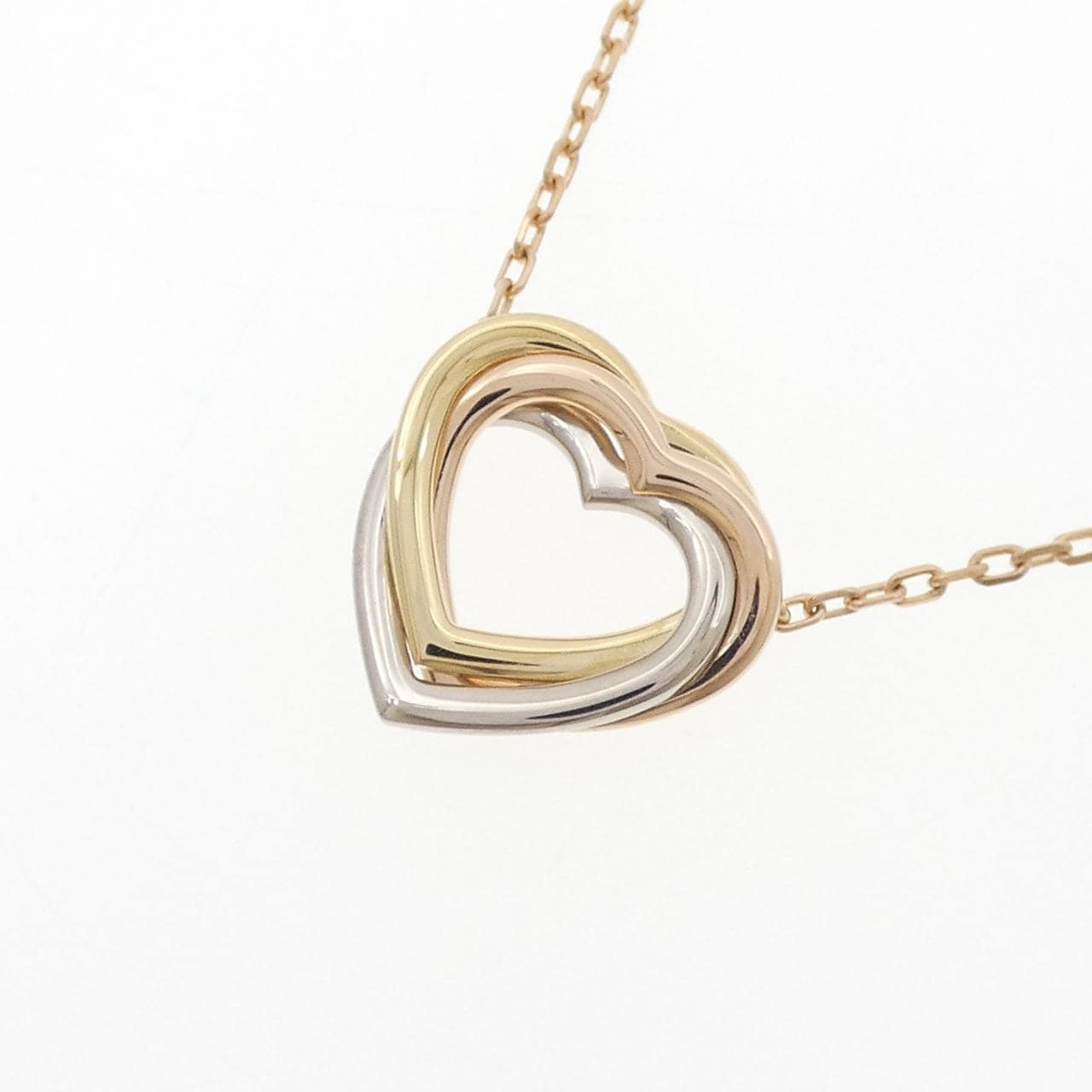 カルティエ トリニティ ハート ネックレス