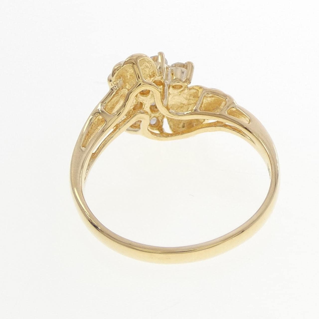 K18YG ダイヤモンド リング 0.32CT