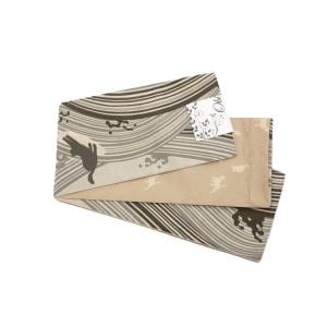 【新品】半幅帯　猫
