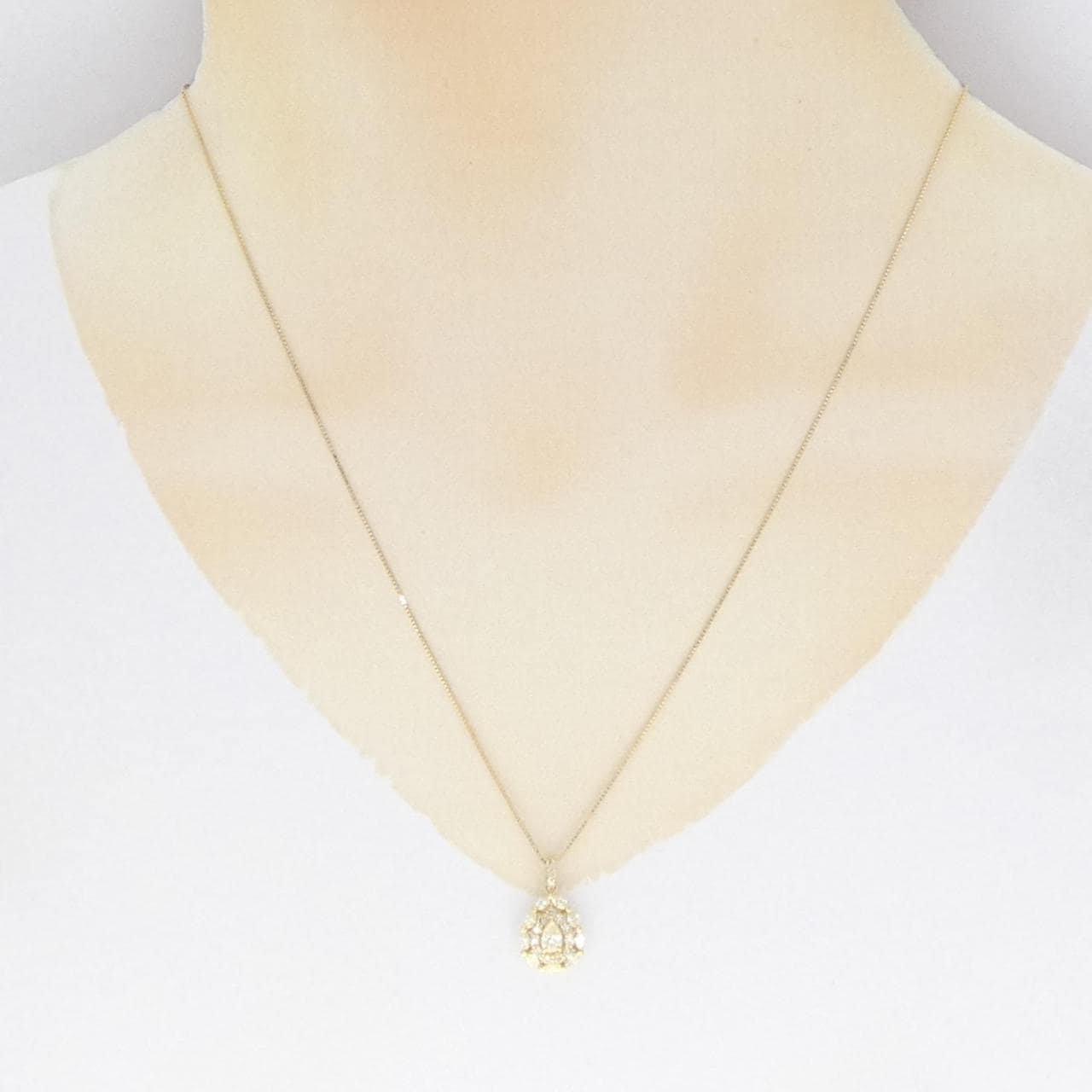 K18YG ダイヤモンド ネックレス 0.70CT