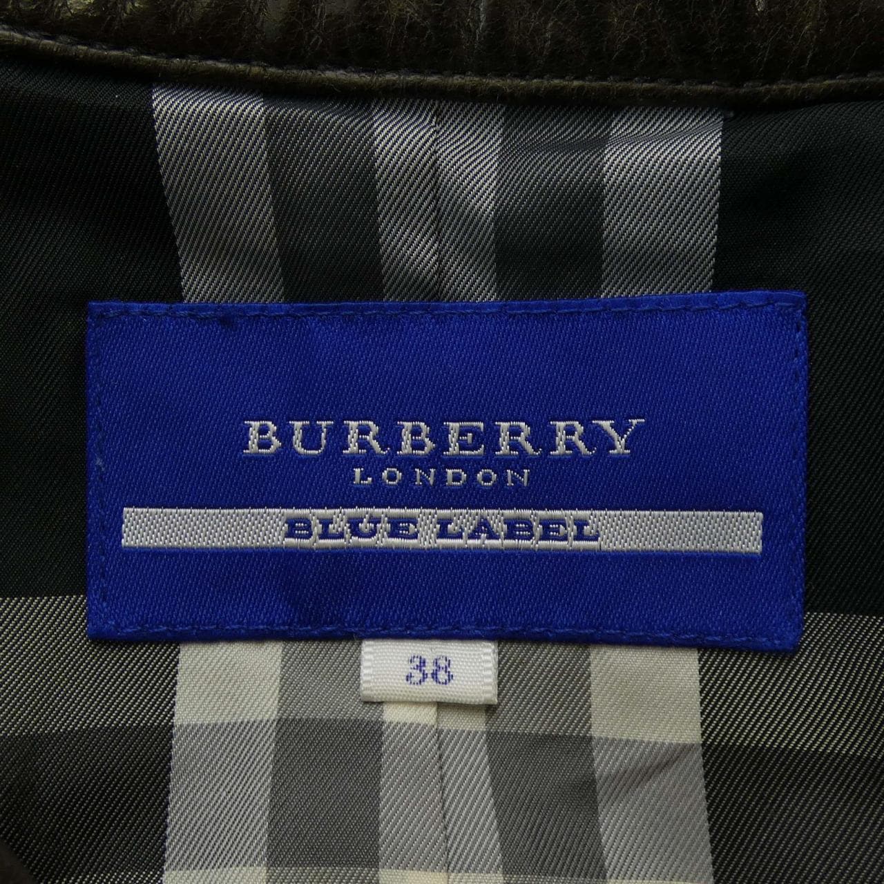 バーバリーブルーレーベル BURBERRY BLUE LABEL レザージャケット