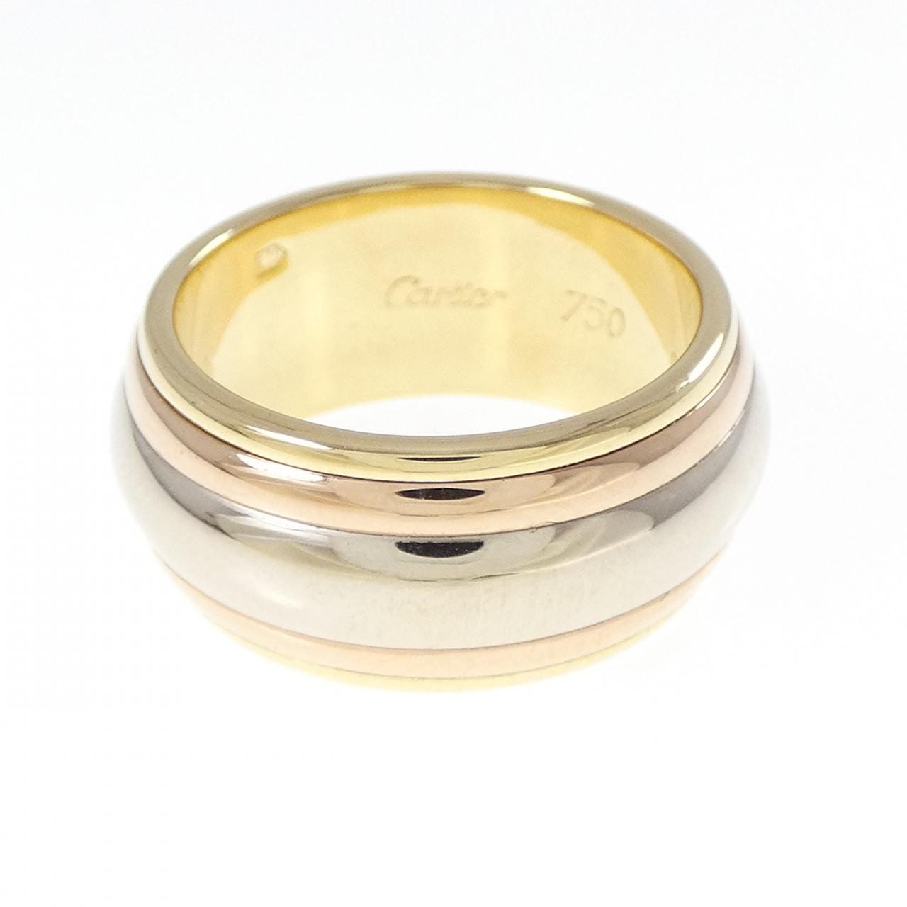 カルティエ 750スリーカラー リング