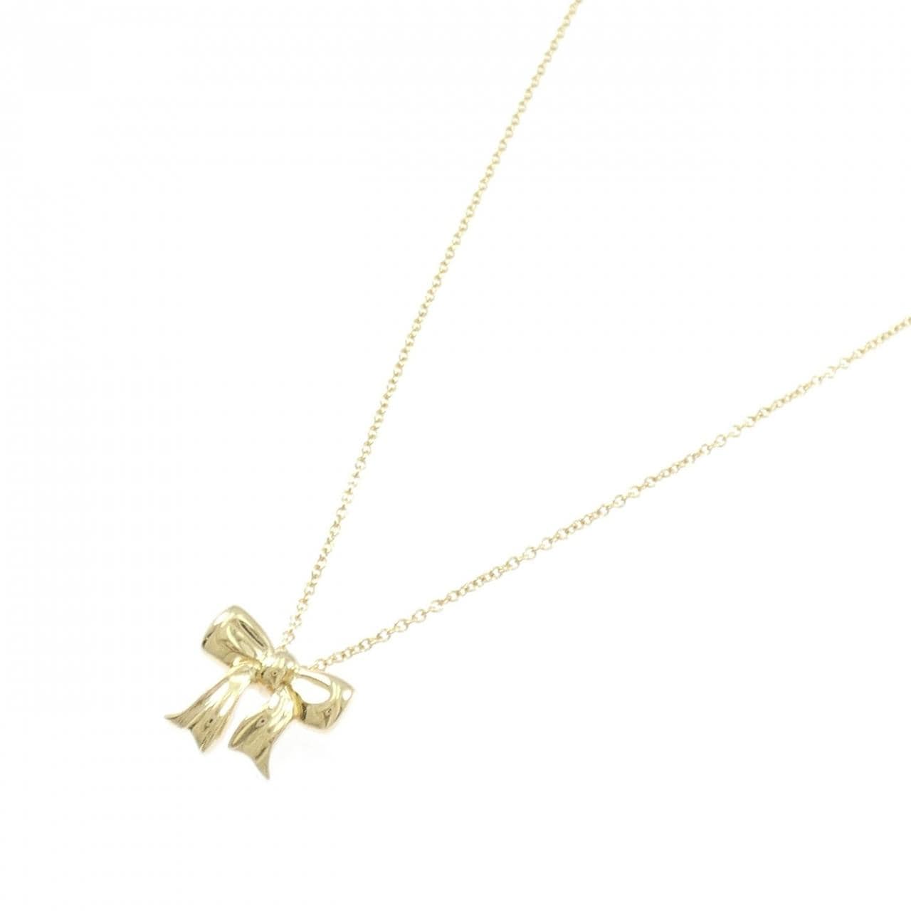 ティファニー ブルーボックスボウ ネックレス