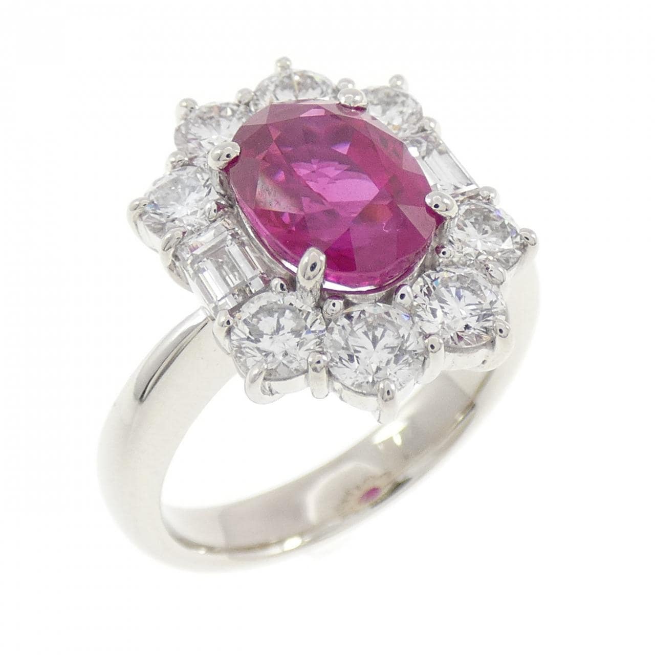 PT900 ルビー リング 2.70CT ビルマ産