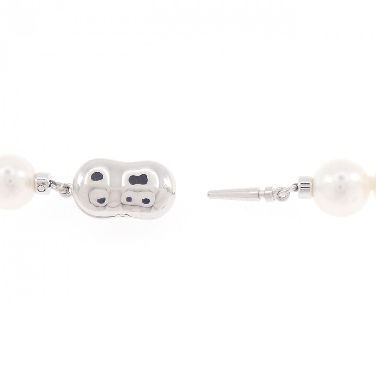 シルバークラスプ アコヤパール ネックレス 8-8.5mm