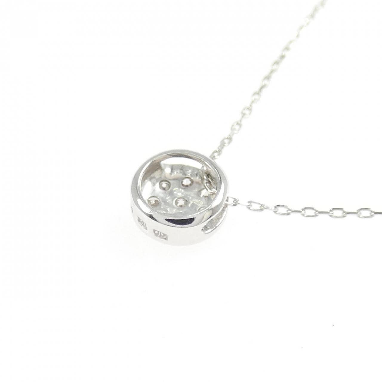 K10WG ダイヤモンド ネックレス 0.07CT