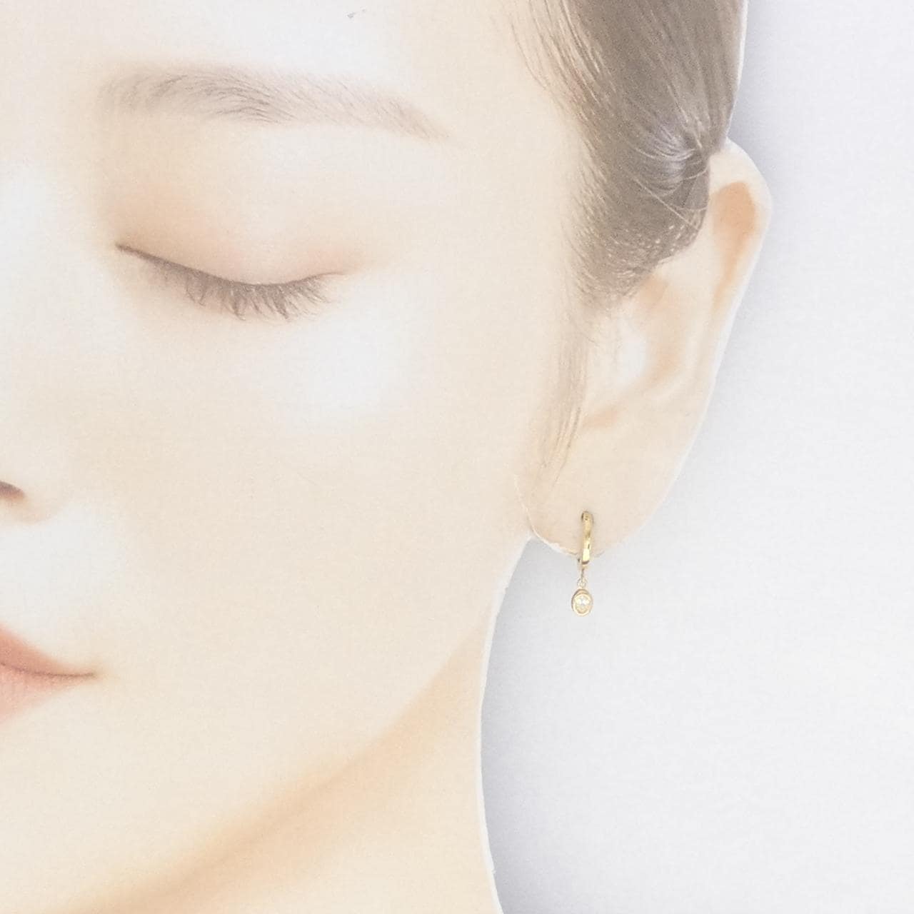 K18YG ダイヤモンド ピアス 0.20CT