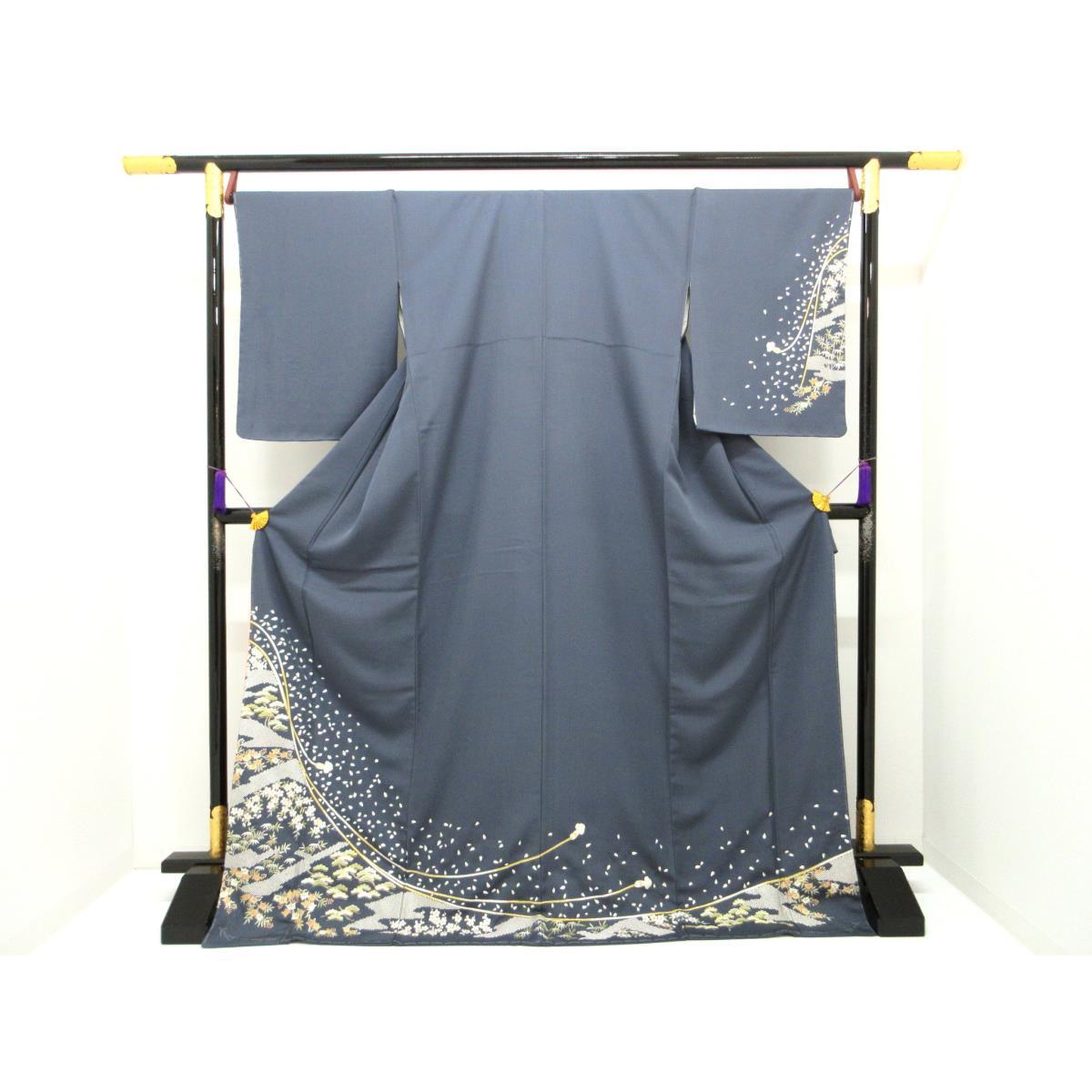 【未使用品】訪問着　刺繍加工