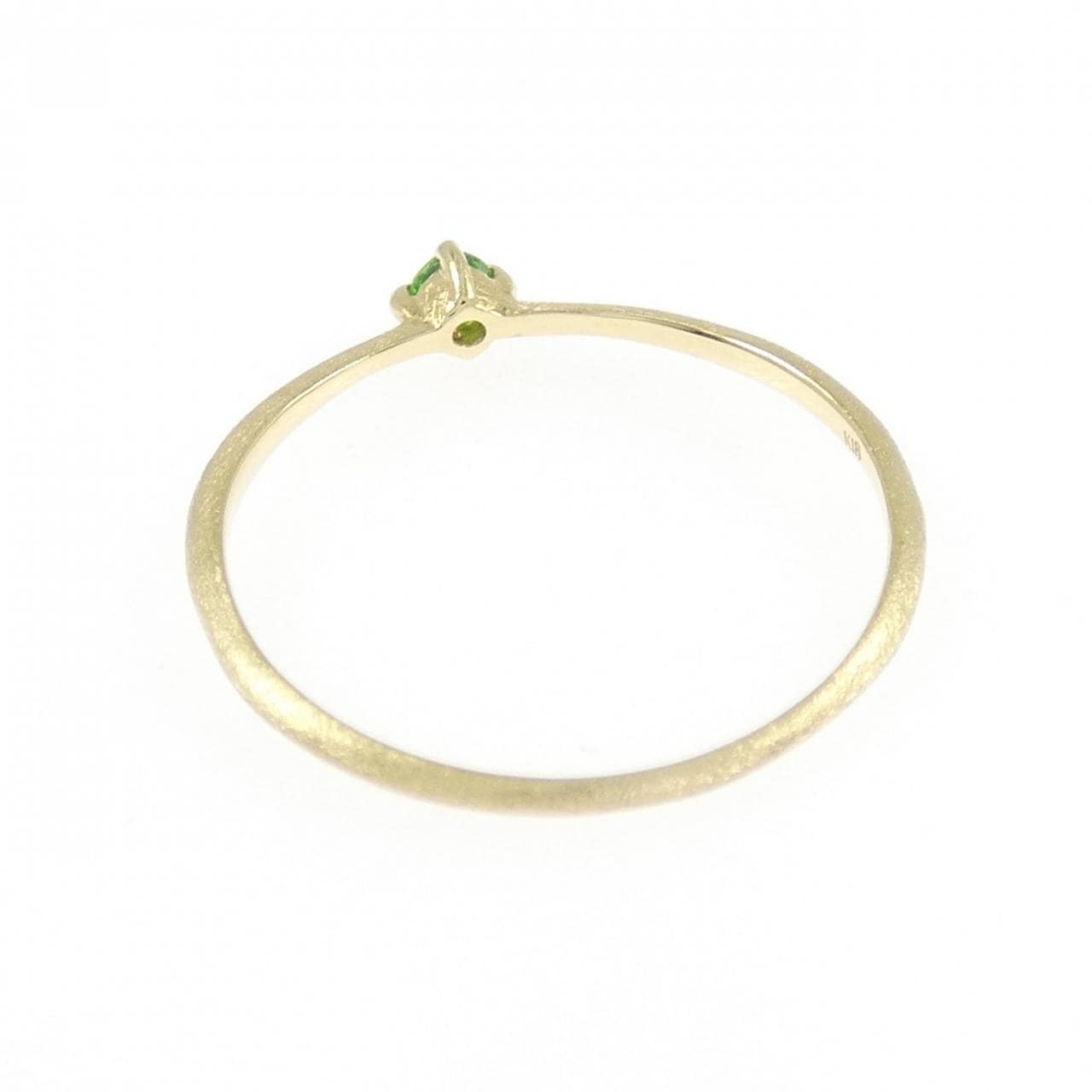 K18YG デマントイドガーネット リング