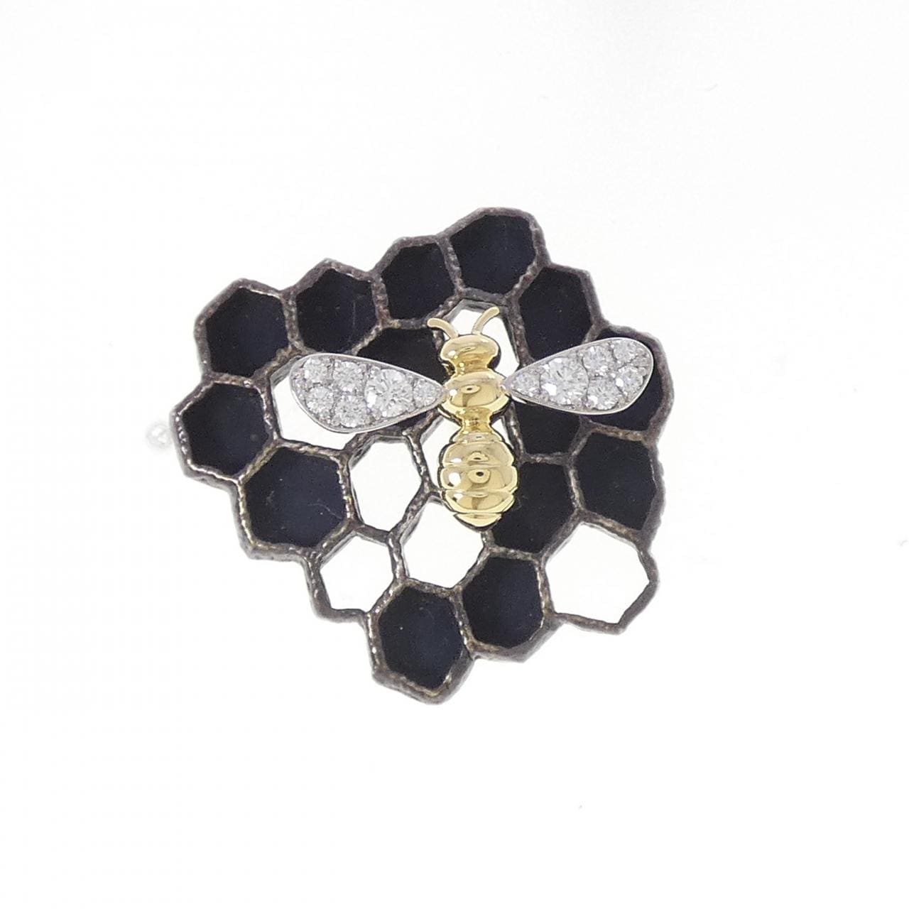 ギメル ビー ダイヤモンド ブローチ 0.177CT