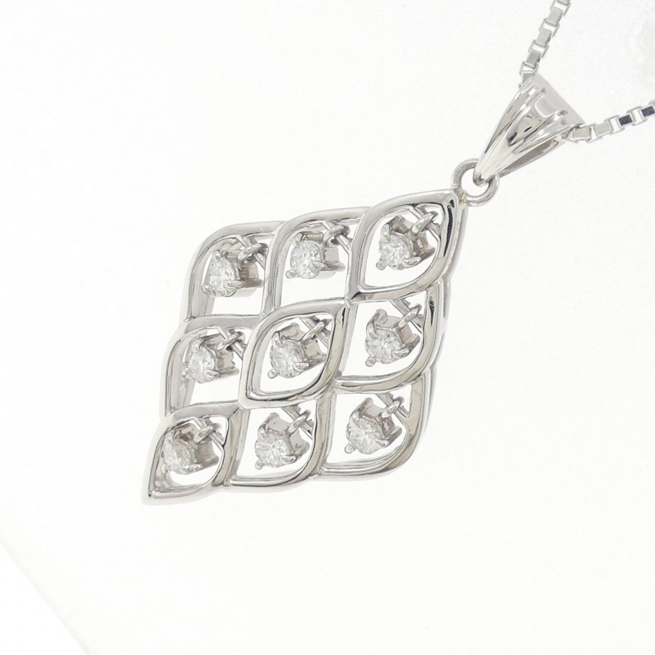 PT900/PT850 ダイヤモンド ネックレス 0.36CT