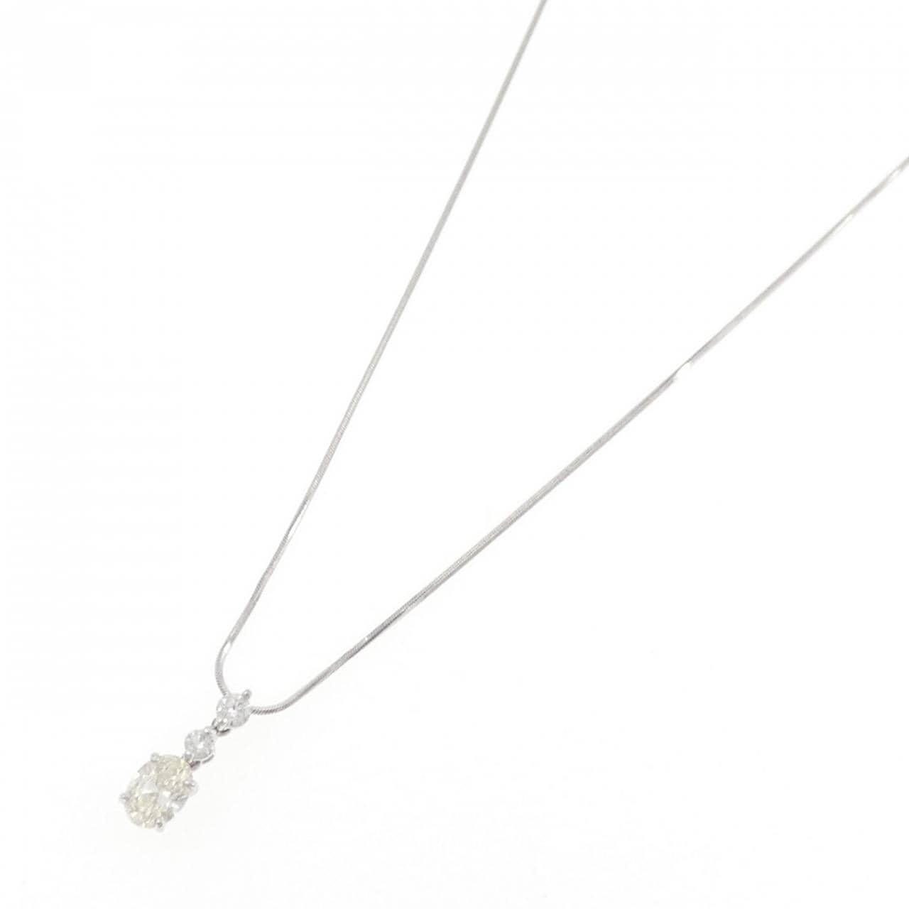 PT900/PT850 ダイヤモンド ネックレス 0.579CT