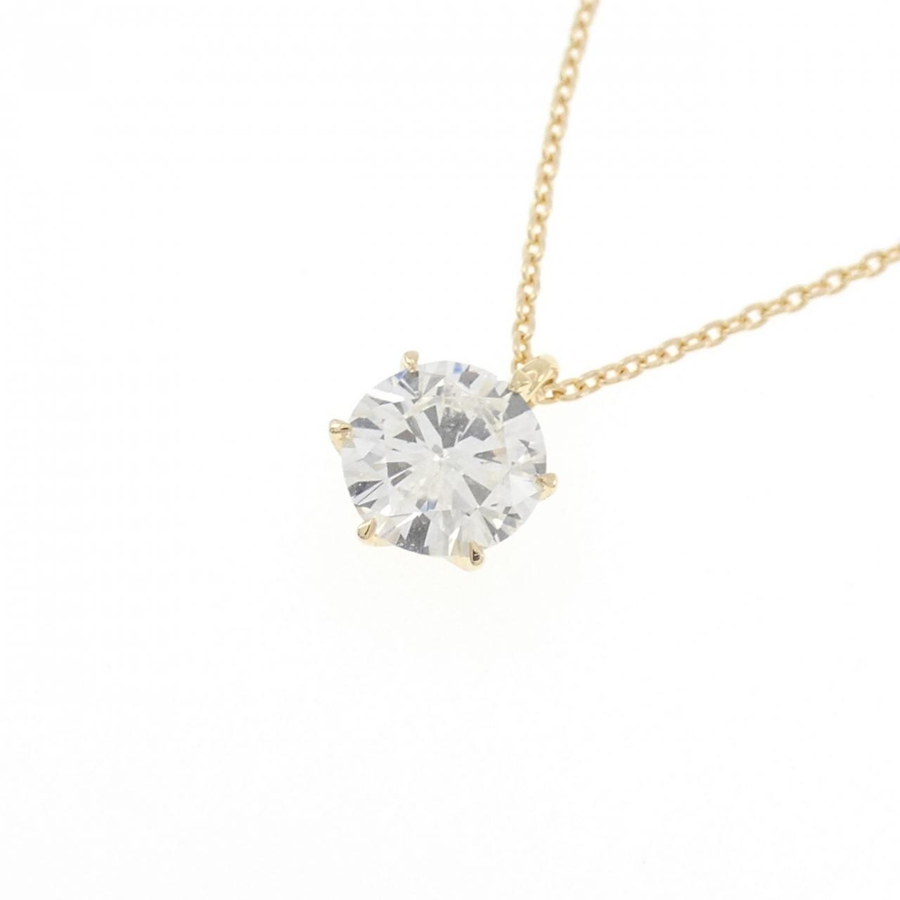 【リメイク】K18YG ダイヤモンド ネックレス 1.014CT I I1 Good