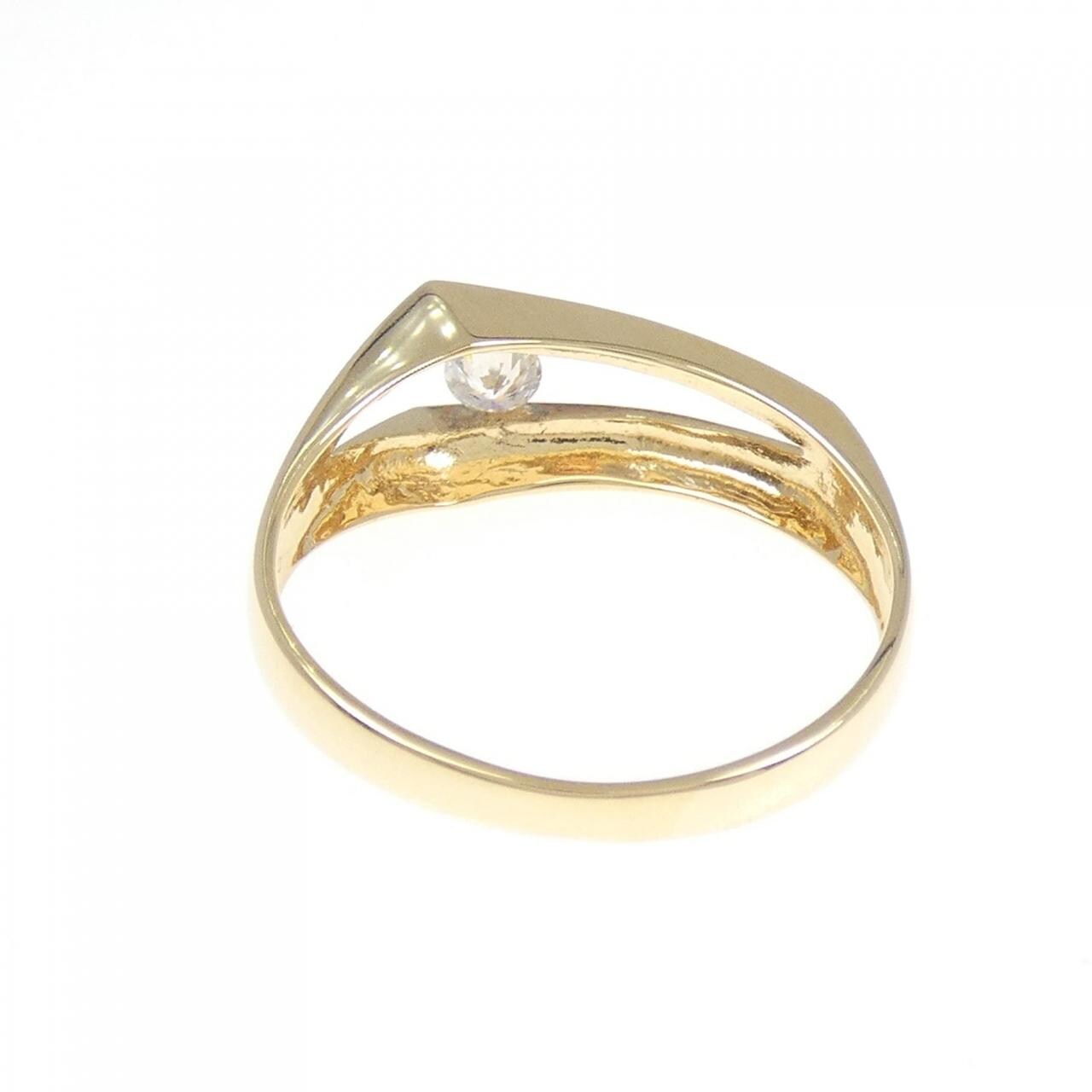 K18YG ダイヤモンド リング 0.10CT