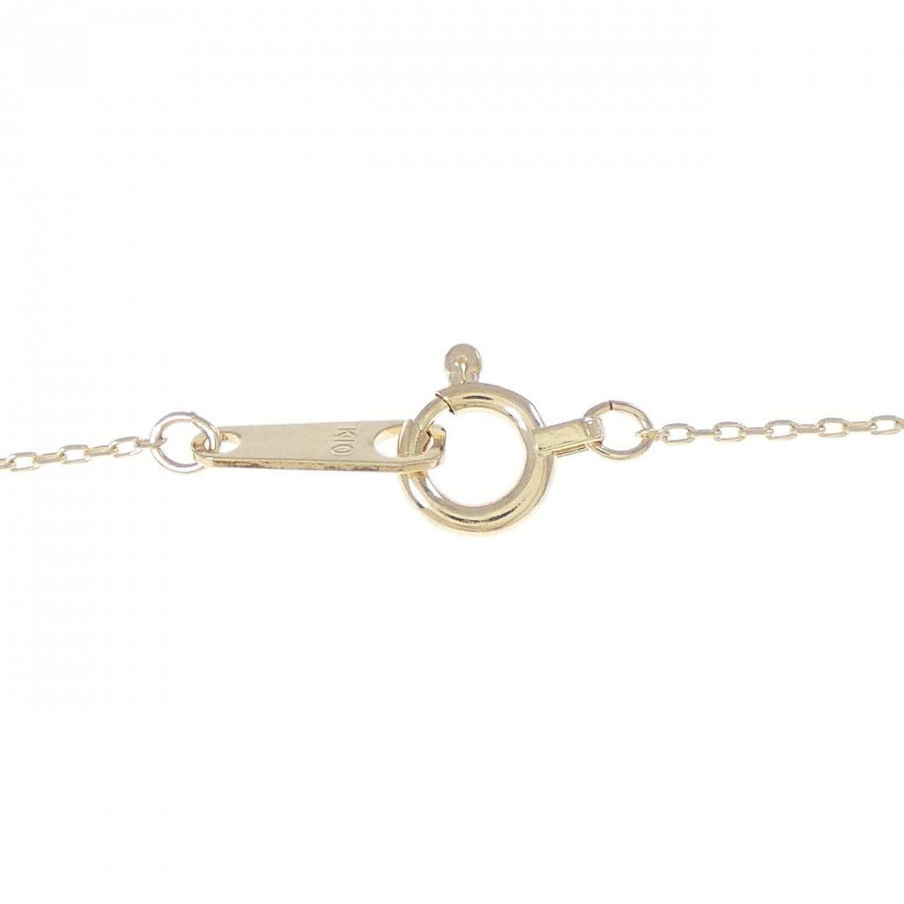 K10YG スター ブルートパーズ ネックレス